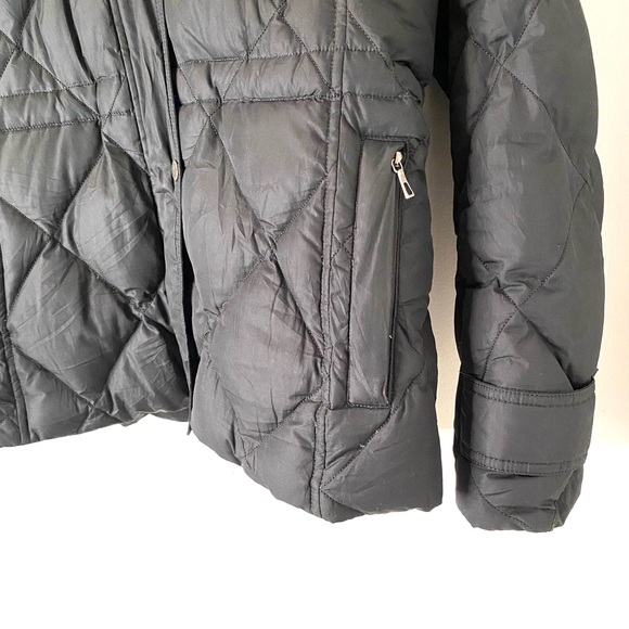 Lands’ End Black Down Puffer Jacket - Picture 3 of 9